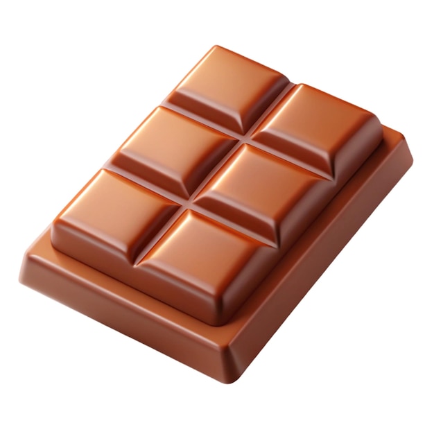 The chocolate bar in 3D element