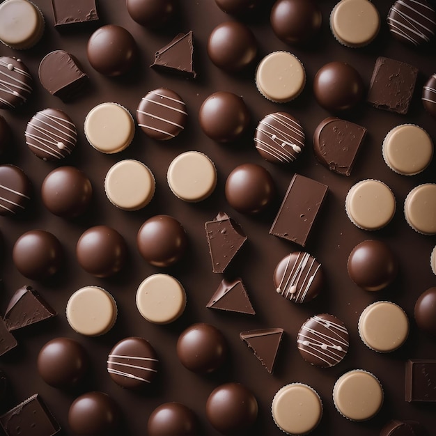 Chocolate Candies Generative AI