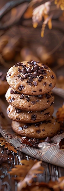 chocolate chip cookies are a healthy snack that is made with chocolate chips and chocolate chips