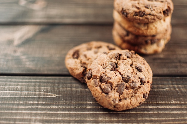 Chocolate chip cookies shot