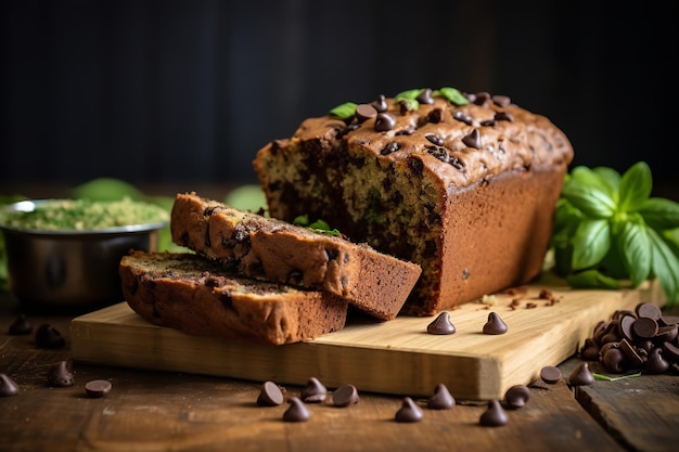 Chocolate Chip Zucchini Bread Vegan Dessert