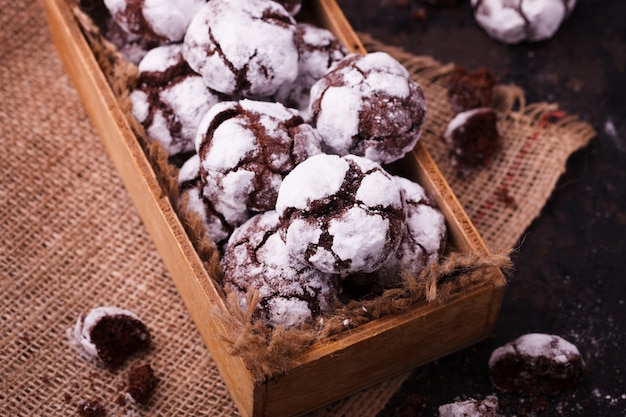 Chocolate Crinkles Traditional Christmas Baking