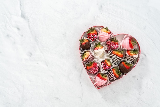 Chocolate dipped strawberries