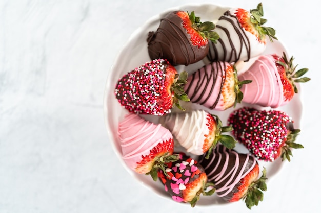 Chocolate dipped strawberries