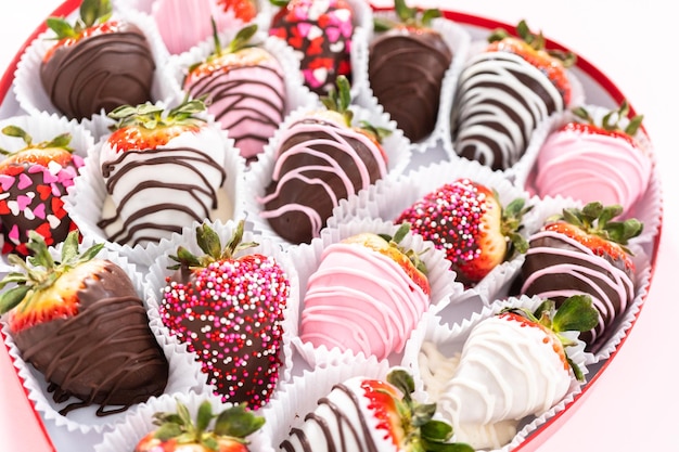 Chocolate dipped strawberries