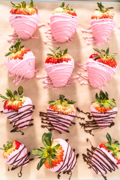 Chocolate dipped strawberries