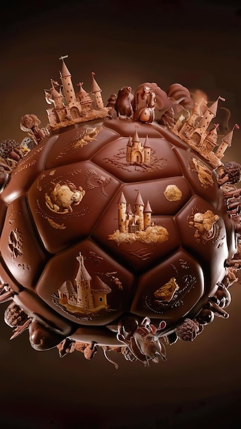 Chocolate fantasy world ball