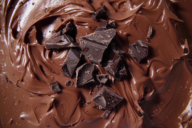 Chocolate Frosting with Chocolate Chunks