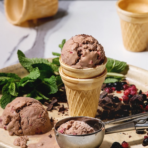 Chocolate ice cream