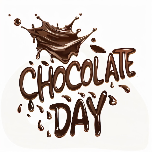 Chocolate melts to chocolate day