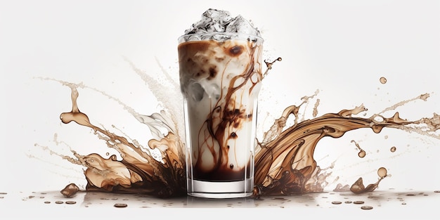 Chocolate milkshake Generative AI