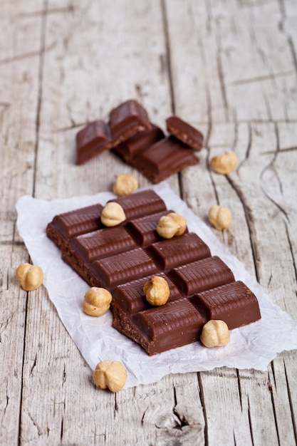 Chocolate and nuts