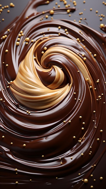 Chocolate and Peanut Butter Swirl