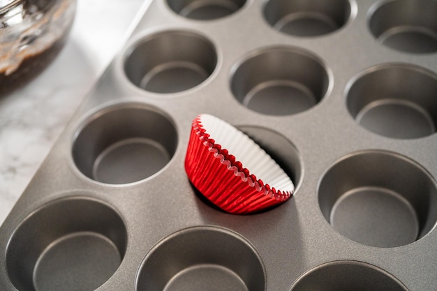 Chocolate peppermint cupcakes