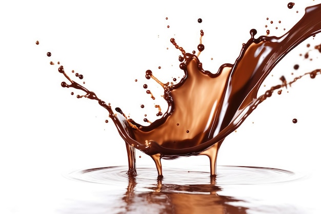 chocolate splash professional advertising food photography