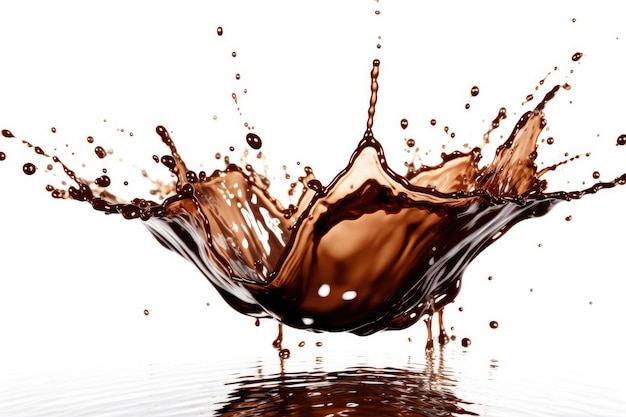 chocolate splash professional advertising food photography