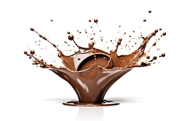 chocolate splash professional advertising food photography