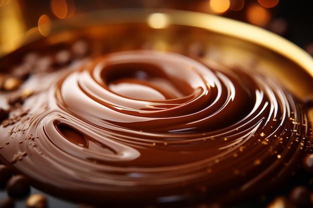 Chocolate swirl as a background