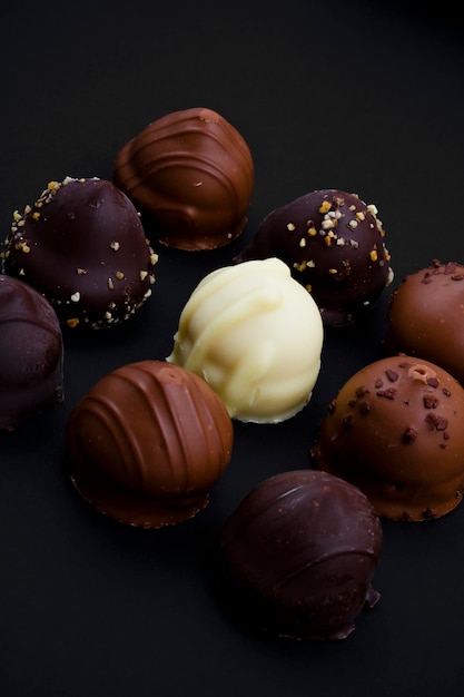 Chocolate truffles assortment