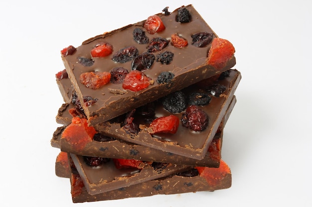 chocolate with red fruits