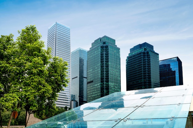 Photo chongqing's modern buildings