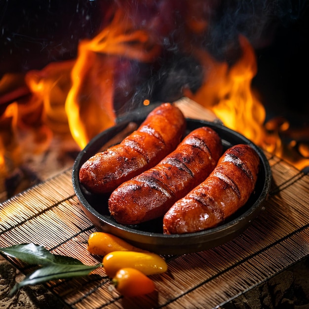 chorizos a la parrilla