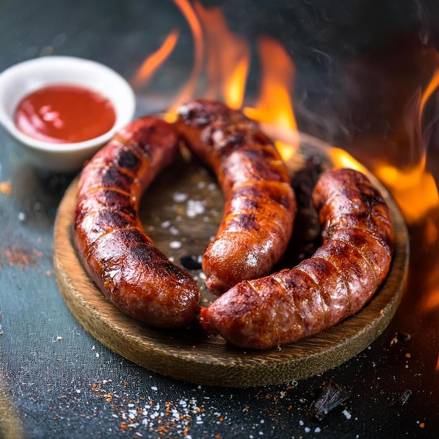 chorizos a la parrilla