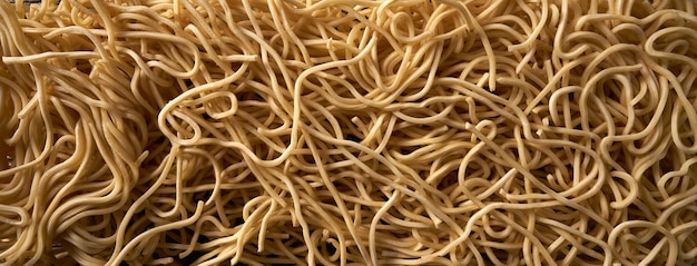 Photo chow mein noodles asian pasta macro