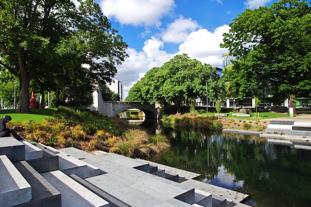 Christchurch on South island, New Zealand