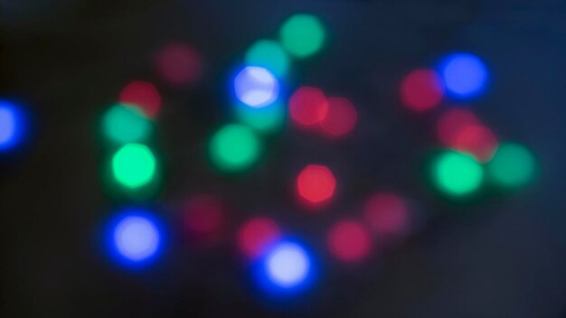 Christmas abstract background with bokeh