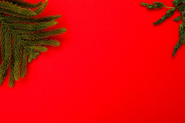 Christmas background decoration with christmas tree