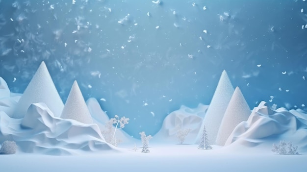 Christmas background Illustration AI GenerativexA