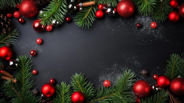 Christmas background Illustration AI GenerativexA