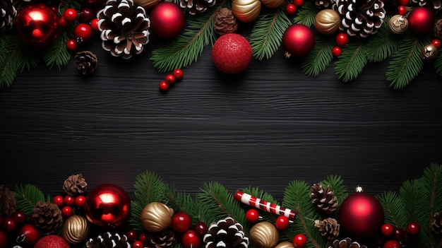 Christmas background Illustration AI GenerativexA