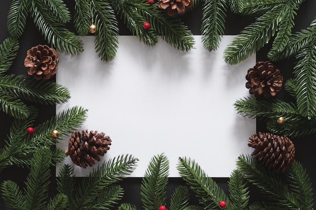 Christmas background with blank empty copy space