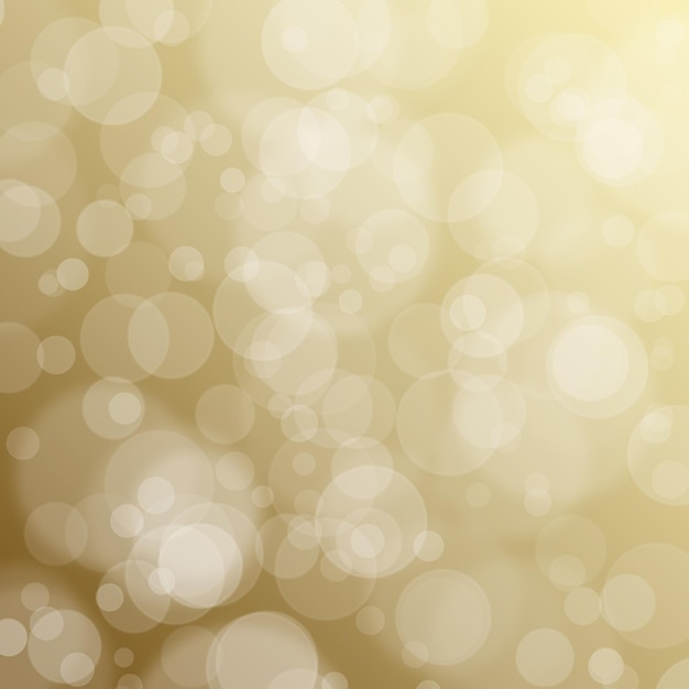 Christmas background with blur golden lights