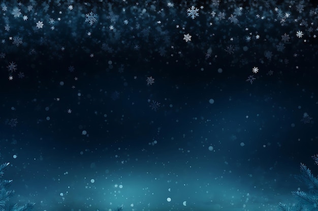 Christmas background with snowflakes and stars design