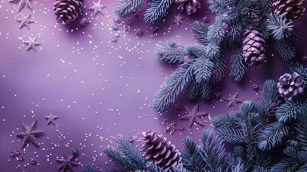 christmas background with tree