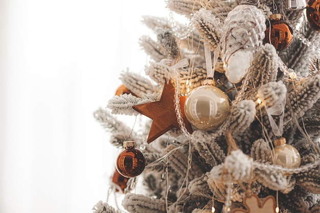 Christmas background Xmas celebration Christmas tree Decorated christmas tree