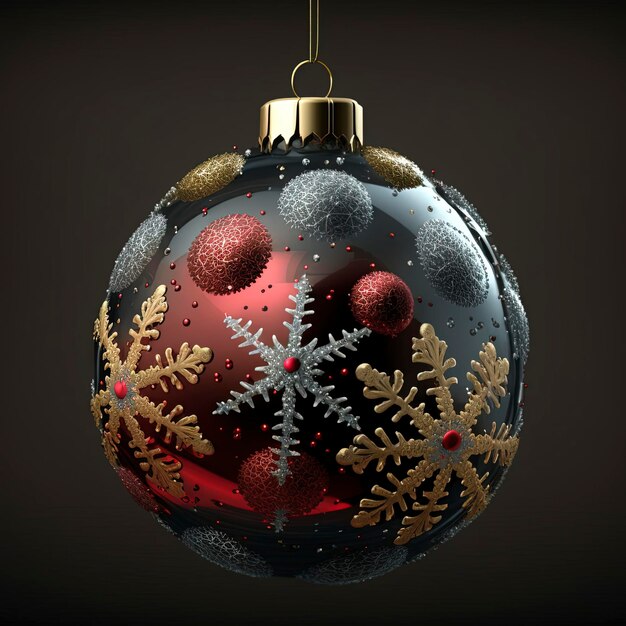 christmas ball 3d render