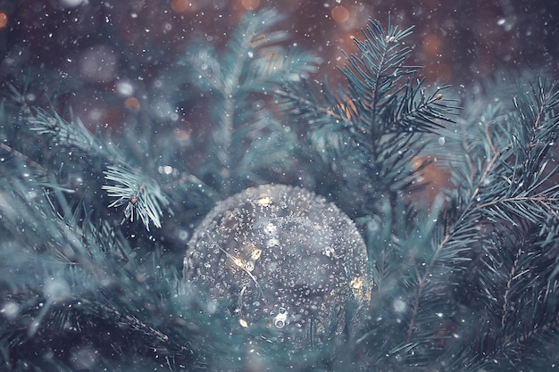 Christmas ball background New Year, Christmas decorations, greeting card beautiful congratulation photo