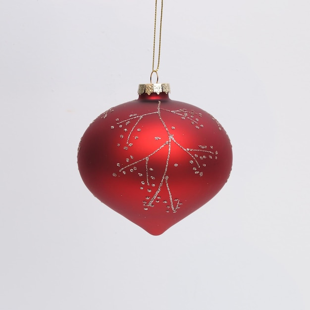 Christmas ball, beautiful Christmas toys on a white background