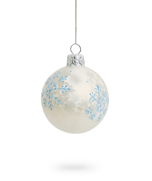 Christmas ball toy isolated on white background