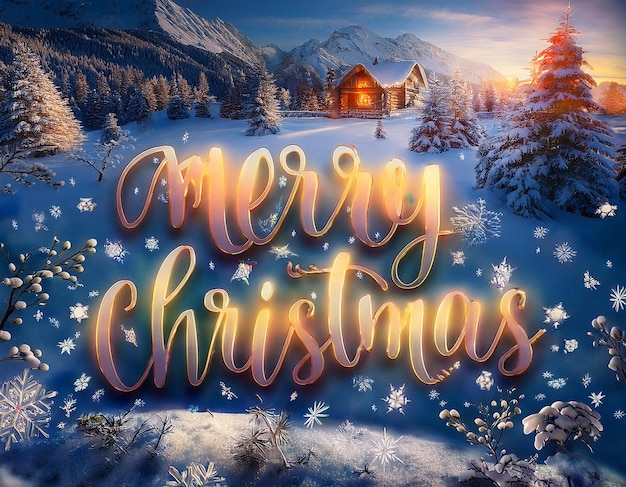 Christmas beautifull background Landscape HD image