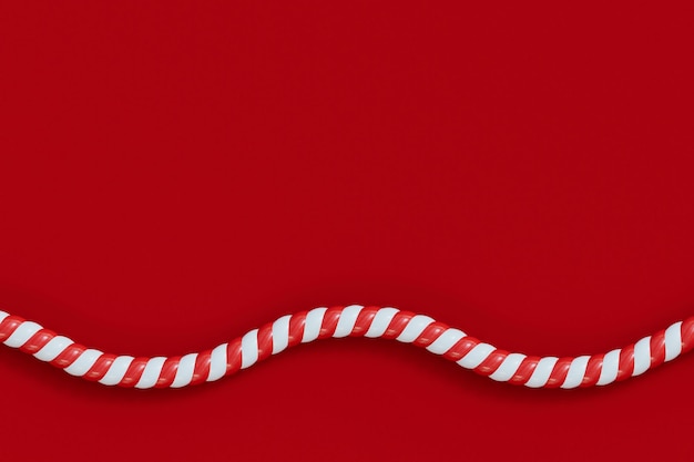 Christmas candy cane red and white striped background festive striped candy d rendering