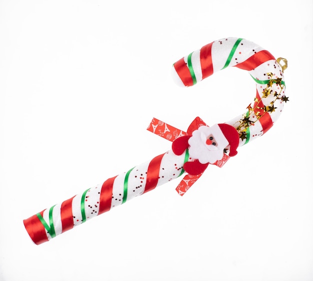 christmas candy stick isolated on white background