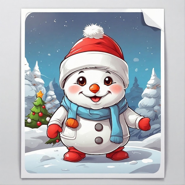 Christmas cheer stickers festive Christmas characters