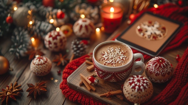 Christmas Coffee Cookies and Ornaments