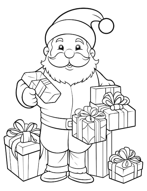 Christmas Coloring Page For Kids