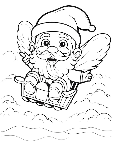 Christmas Coloring Page For Kids